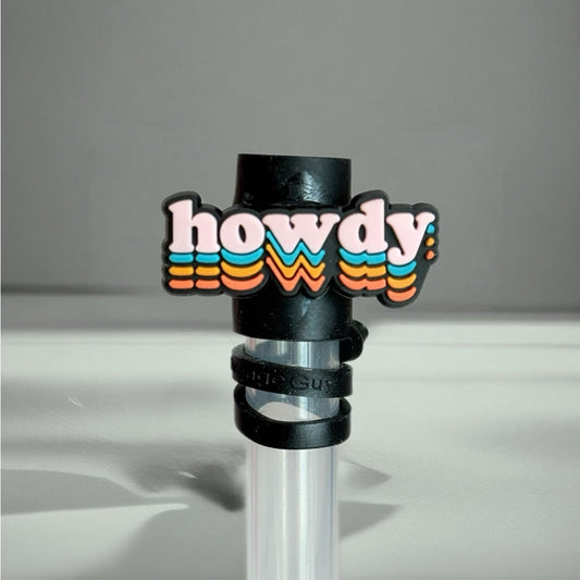Howdy Straw Topper
