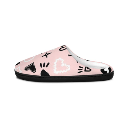 Pink Love Women's Indoor Slippers