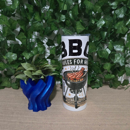 BBQ Rules For Men Tumbler