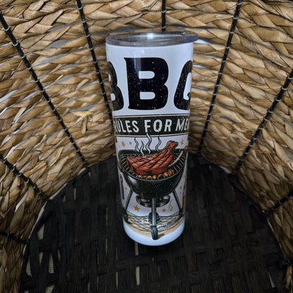 BBQ Rules For Men Tumbler