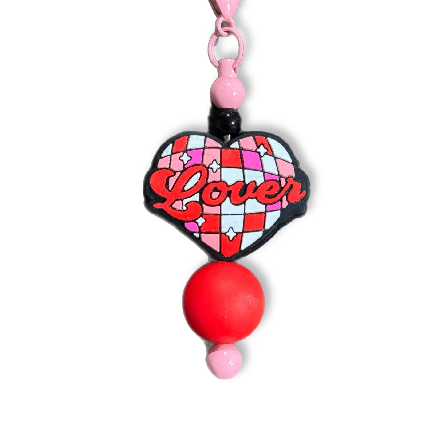 Lover Heart Bar Charm - Tumbler Handle Charm