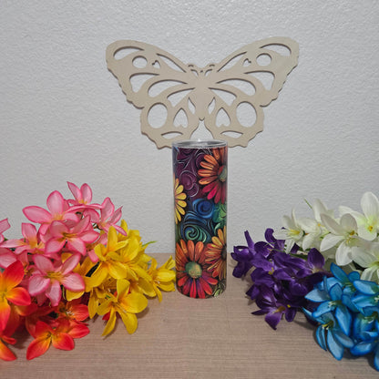 Daises Rainbow Tumbler