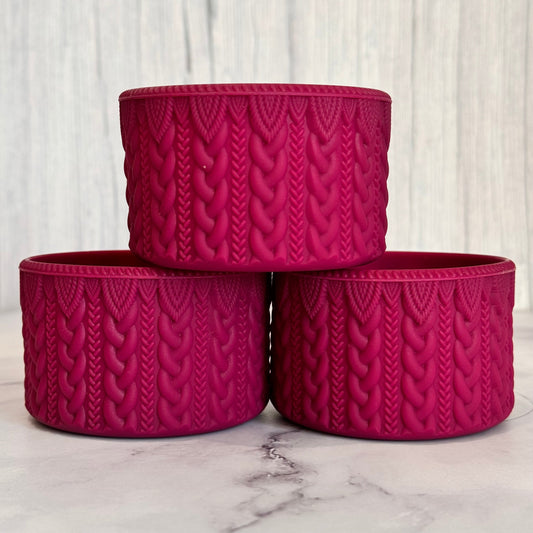 DYNAMITE MAROON MACRAME Tumbler Boot