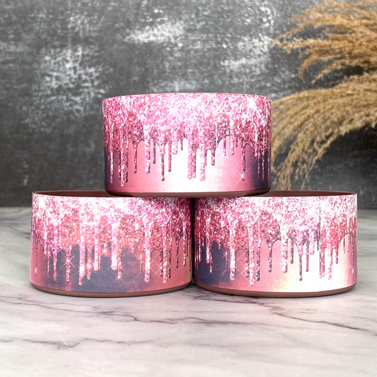 PINK GLITTER DRIP Tumbler Boot  NEW!