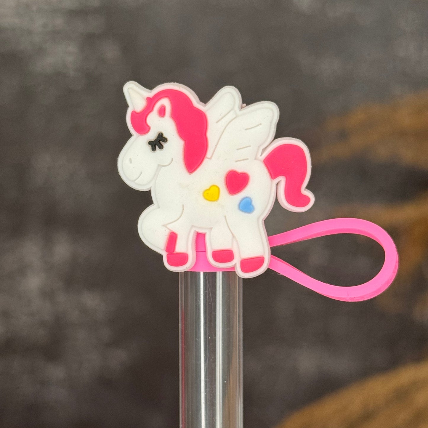 Pegasus Straw Topper pink