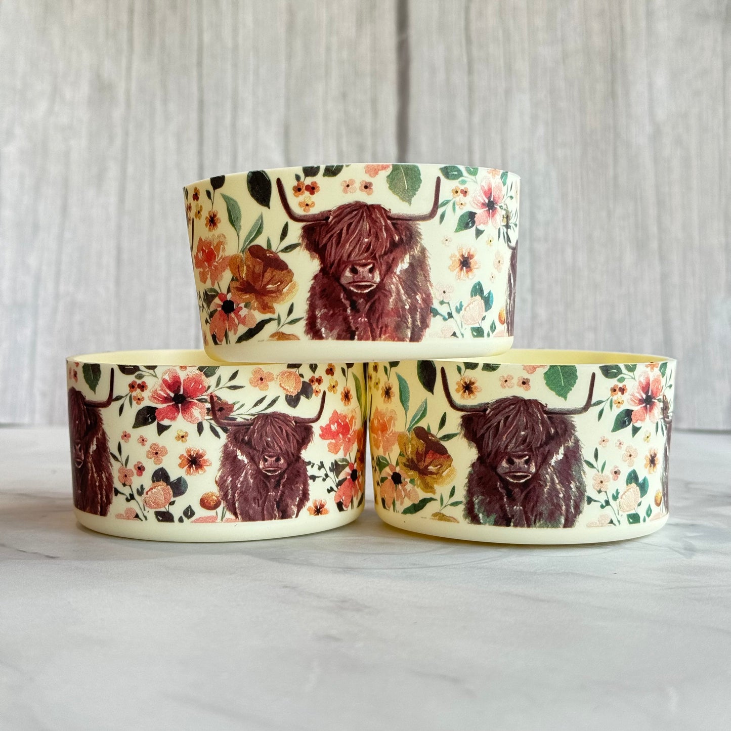 HIGHLAND COW Tumbler Boot