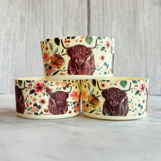 HIGHLAND COW Tumbler Boot