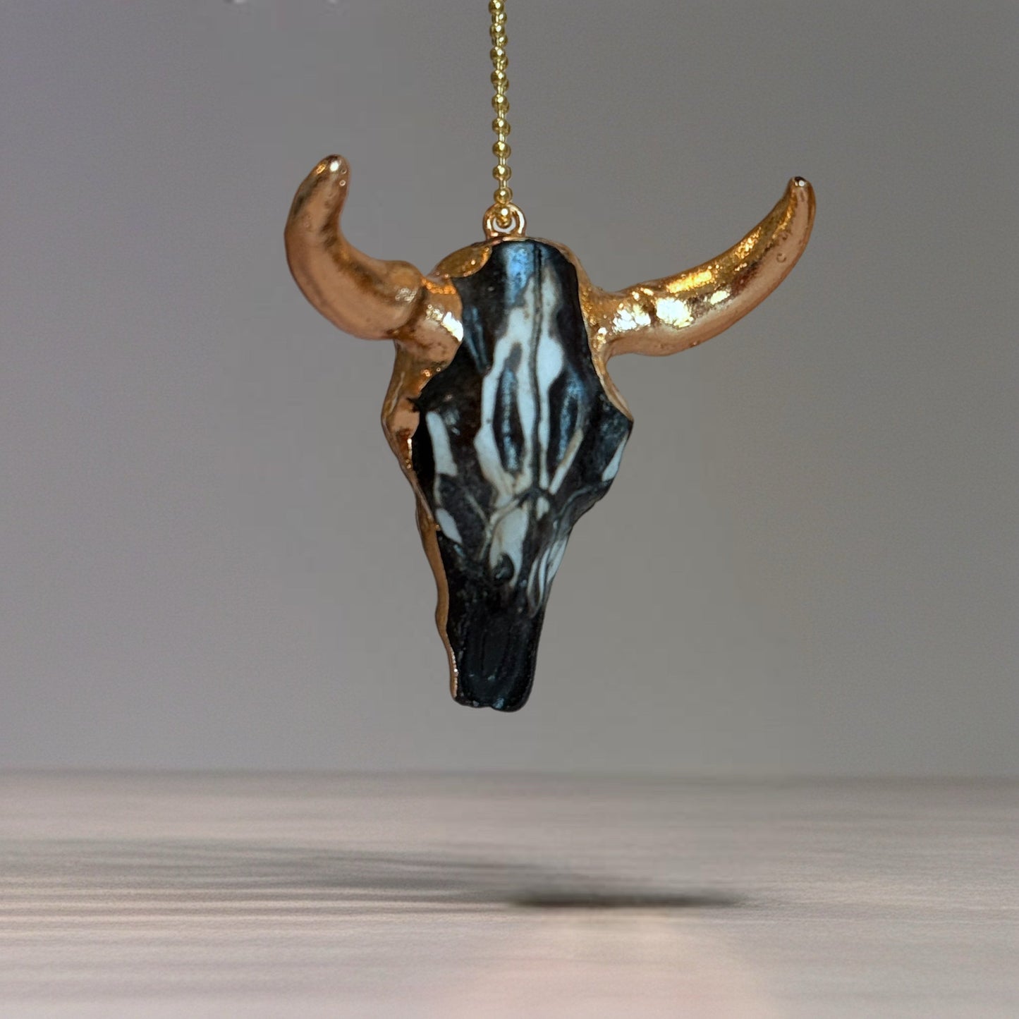 Rustic Skull Charm - Tumbler Handle Charm