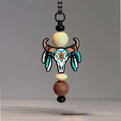 Aztec Skull Handle Bracelet - Tumbler Handle Charm