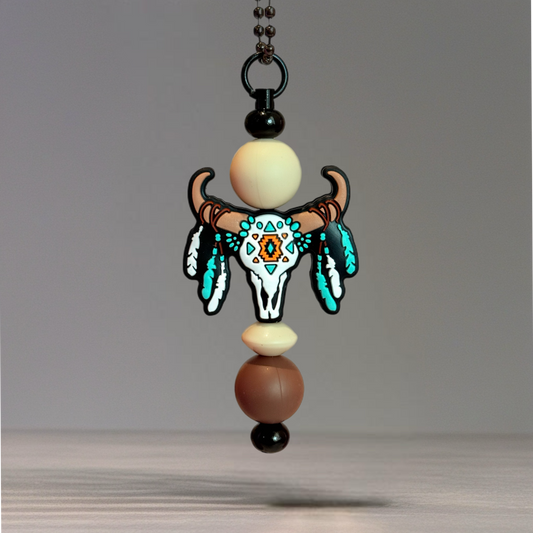 Aztec Skull Handle Bracelet - Tumbler Handle Charm