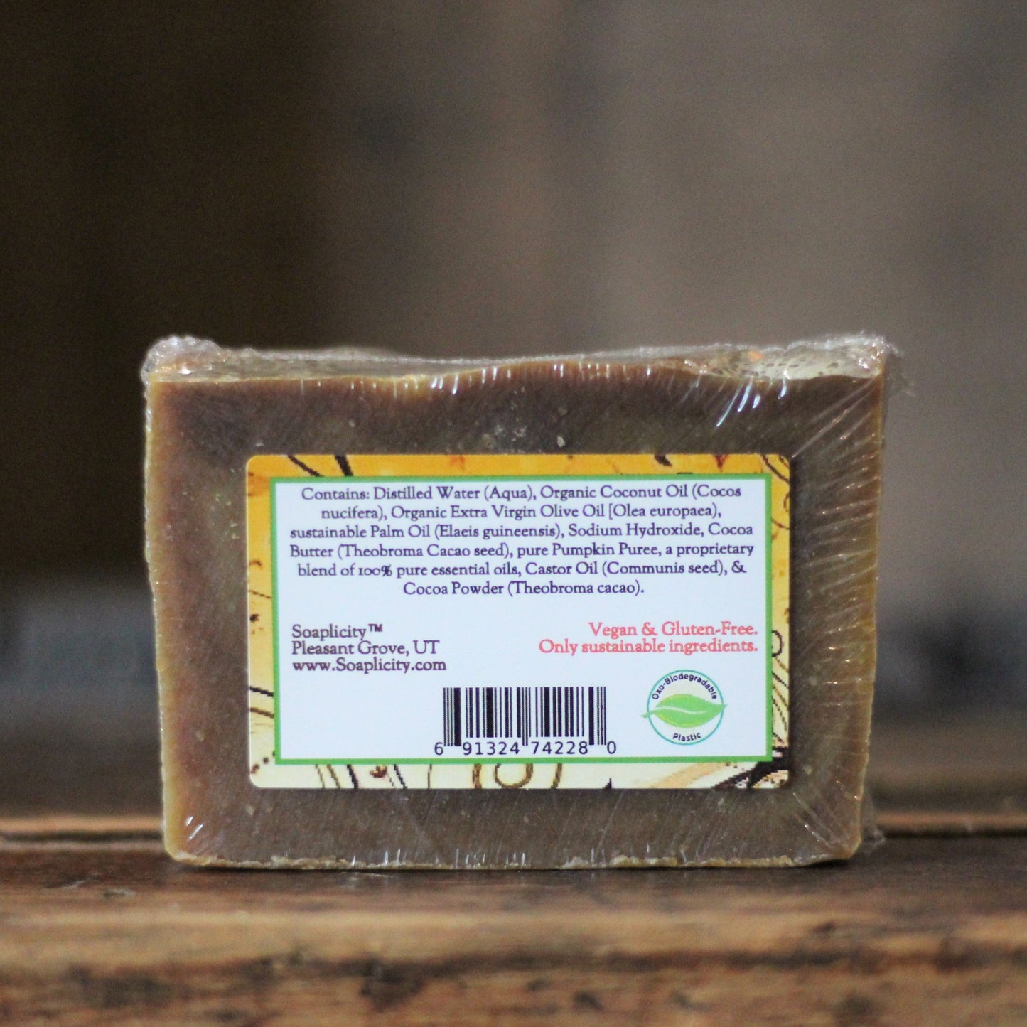 Pumpkin Chocolate Soap Bar