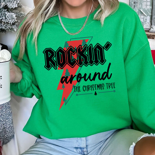 Rocking Around The Christmas Tree, Lightning Bolt Sweatshirt