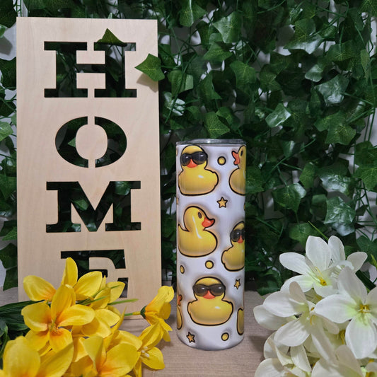 Inflated Rubber Duckies Tumbler