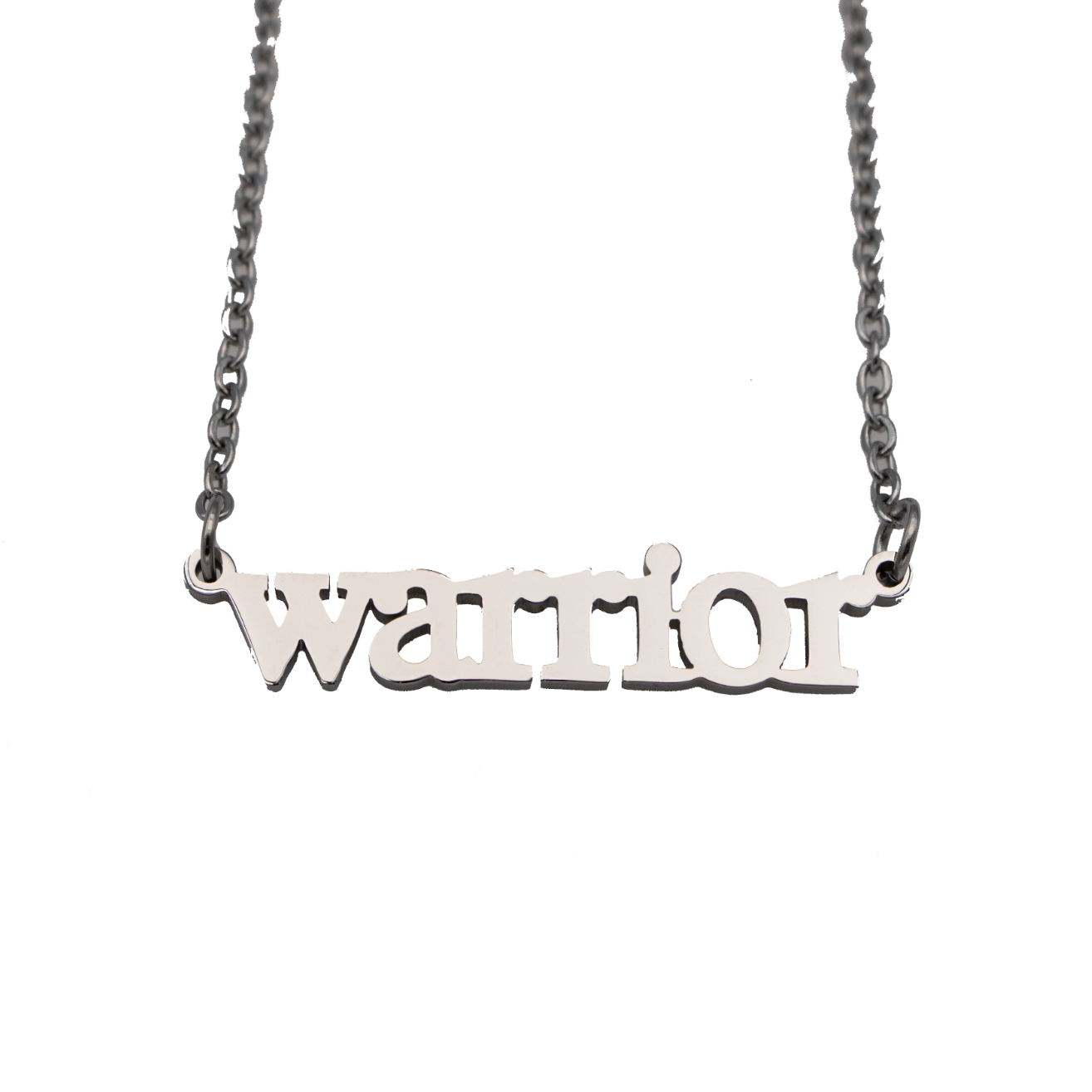 Warrior Cutout Necklace