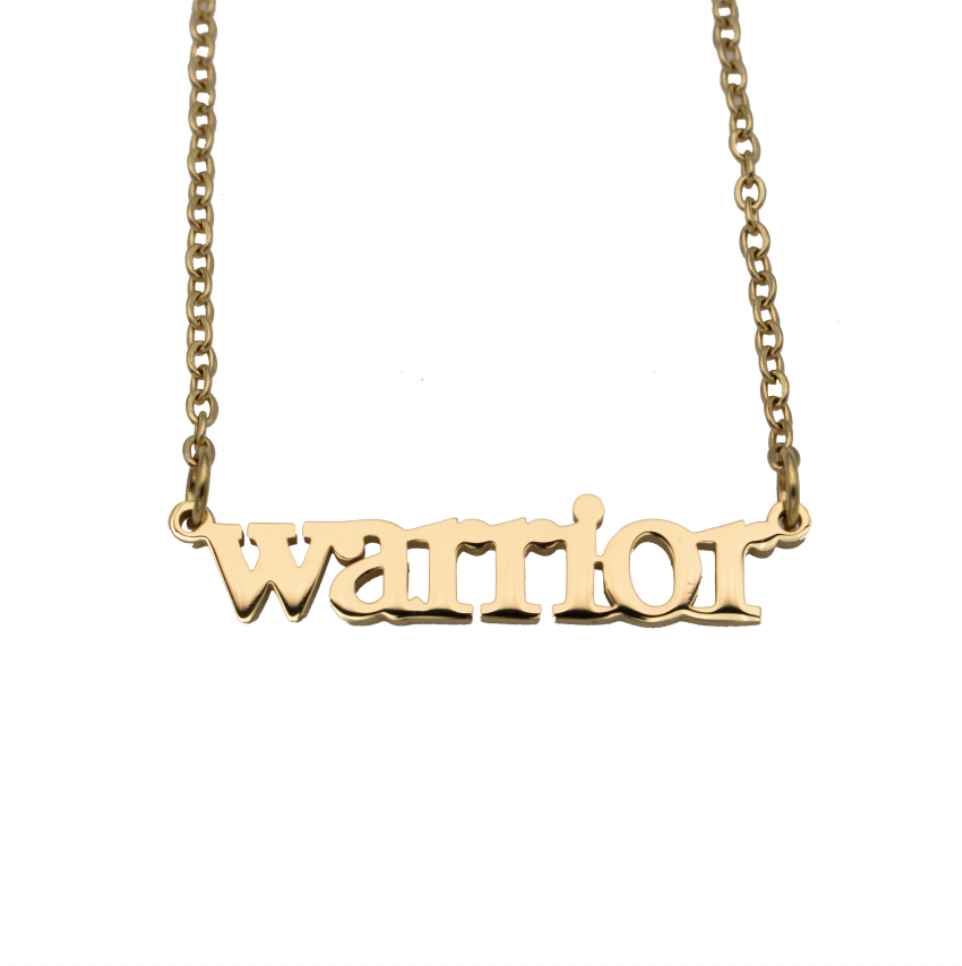 Warrior Cutout Necklace