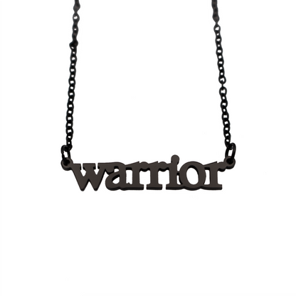 Warrior Cutout Necklace