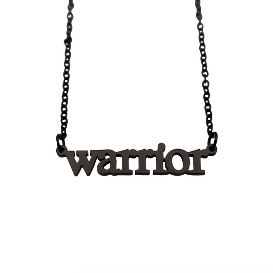 Warrior Cutout Necklace