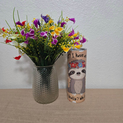 Sloth with Attitude Tumbler