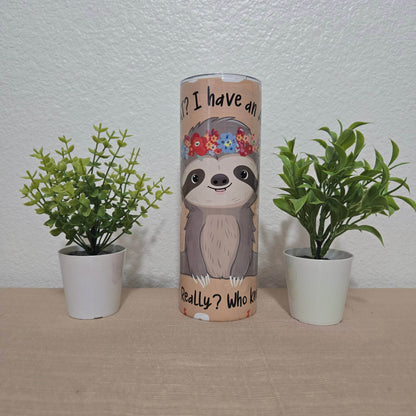Sloth with Attitude Tumbler