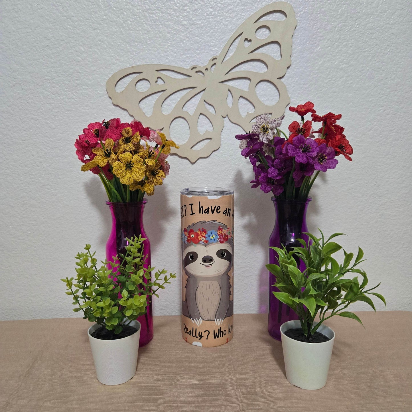 Sloth with Attitude Tumbler