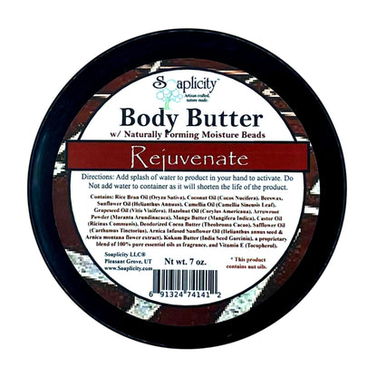 Rejuvenate Body Butter with Arnica Oil