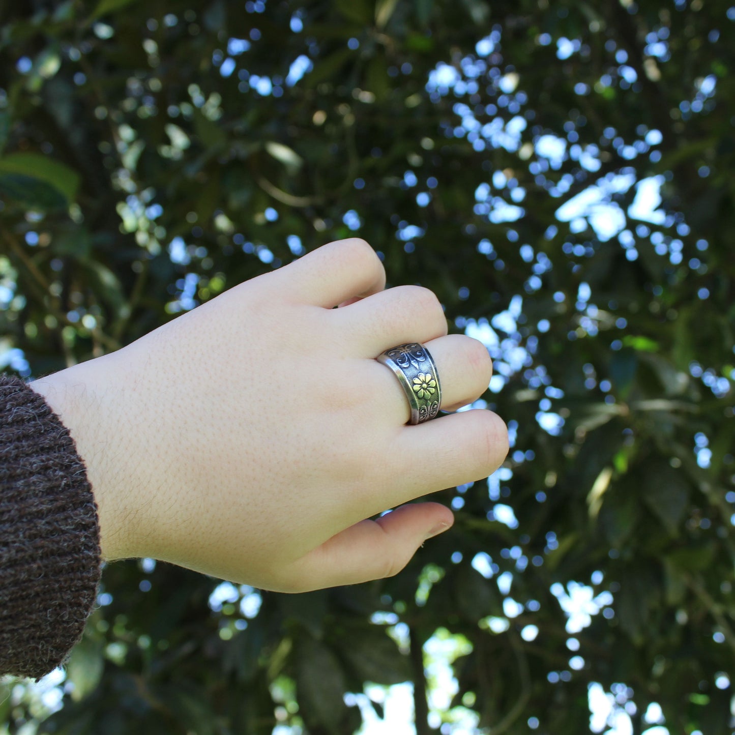 Mardi Gras Spoon Ring