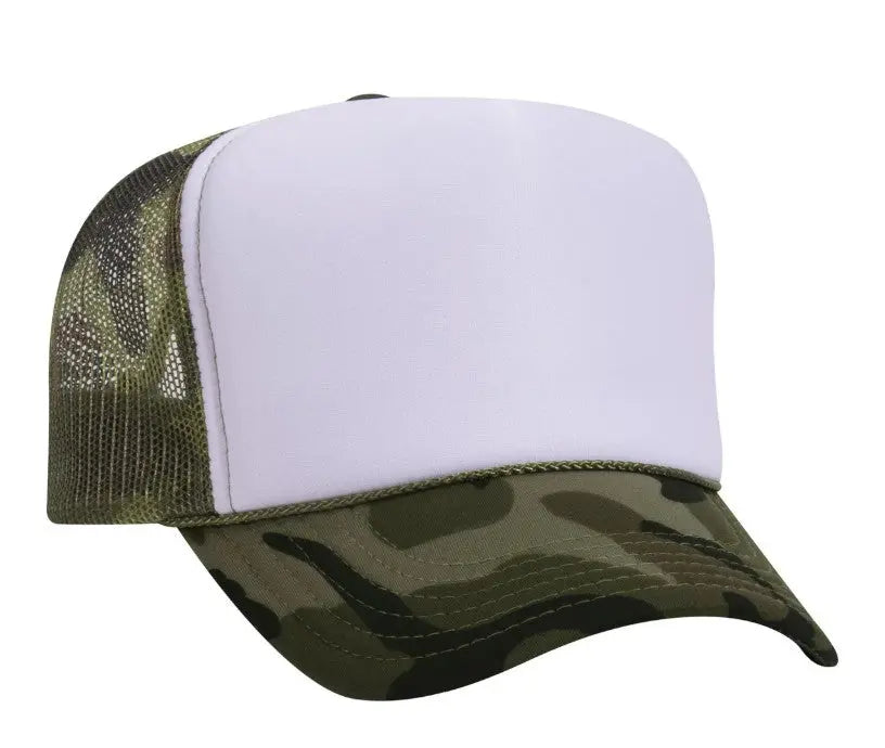 Milfin' Ain't Easy Pink Design Adult Otto Foam Trucker Hat