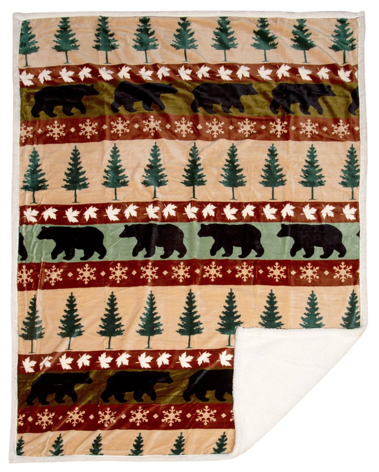 Cascade Ridge Plush Throw Blanket
