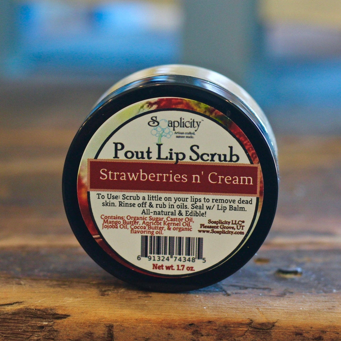 Strawberries 'n Cream Pout Lip Scrub