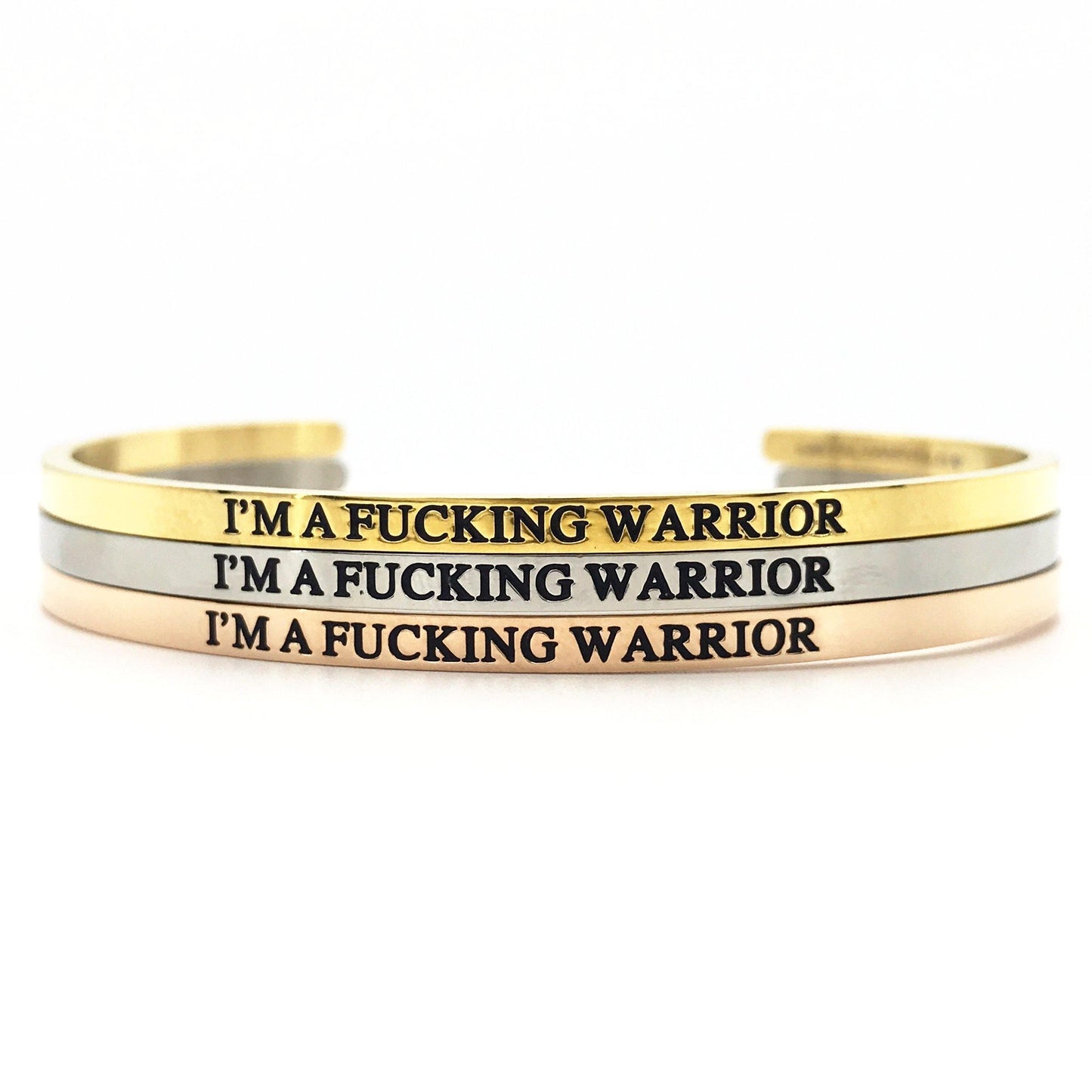 I'm a Fucking Warrior Bangle