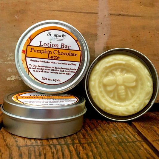 Pumpkin Chocolate Latte Lotion Bar