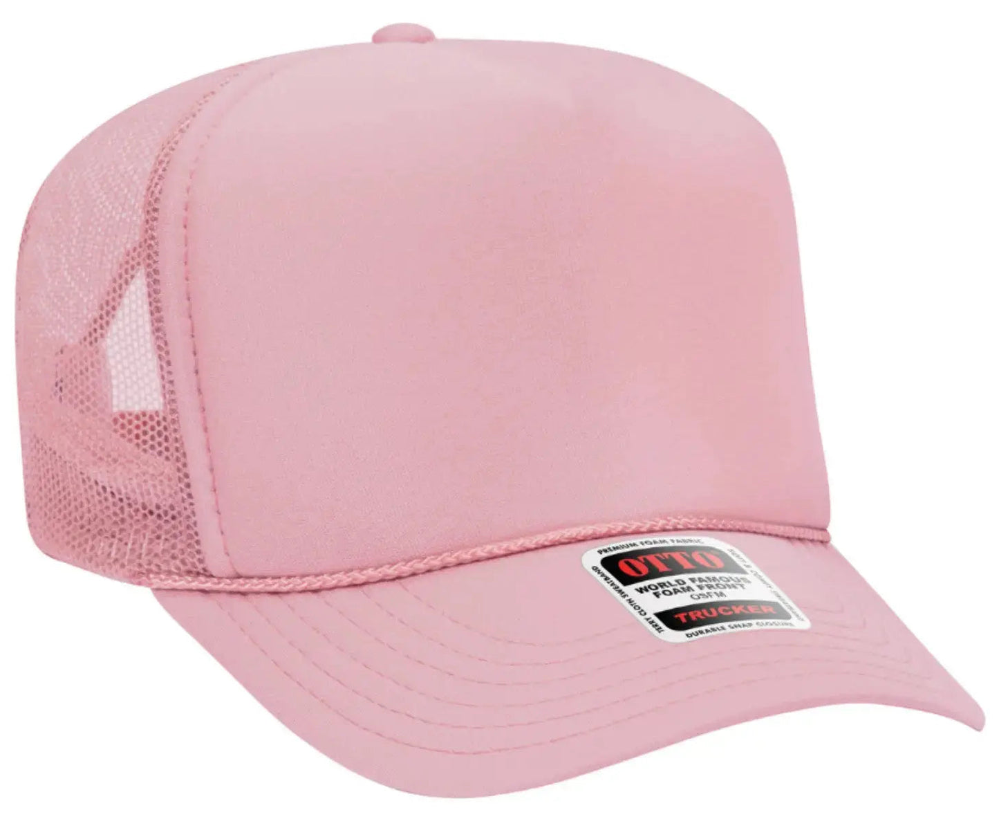 Milfin' Ain't Easy Pink Design Adult Otto Foam Trucker Hat