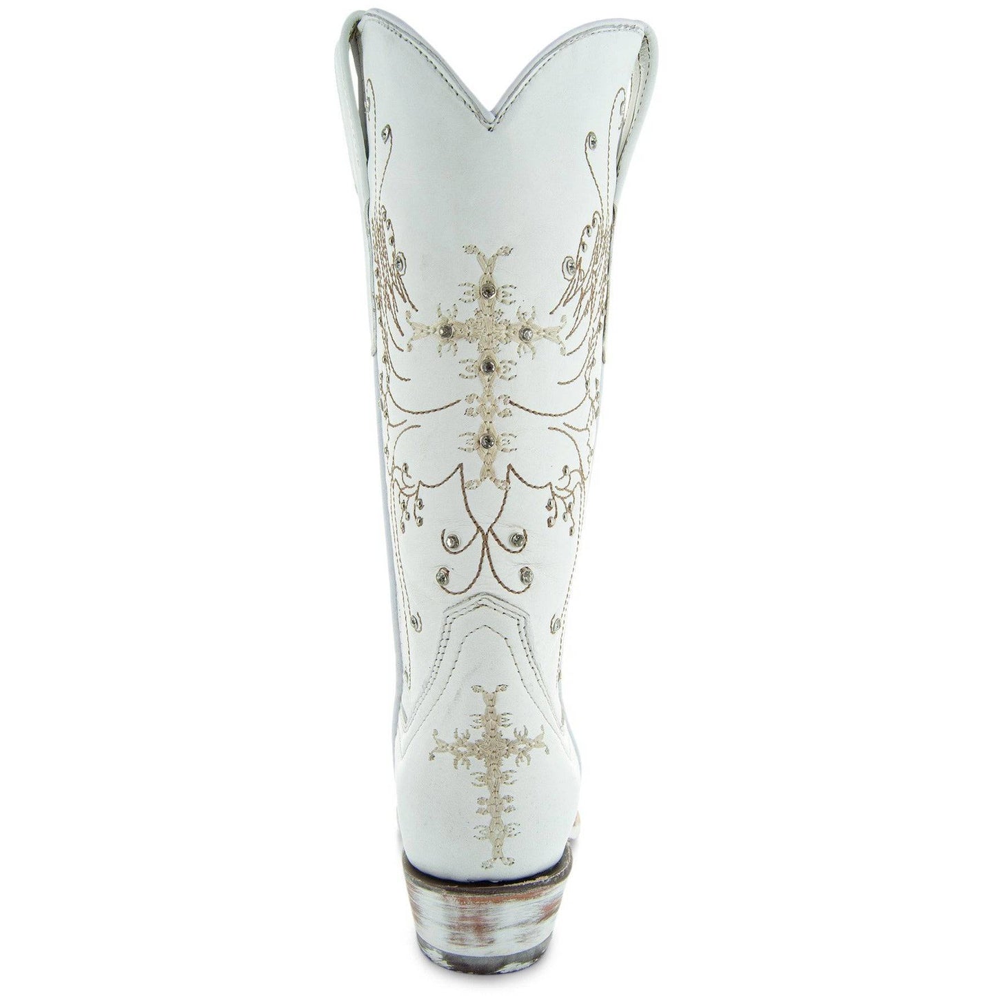 White Rhinestone Cowgirl Boots (Wedding Cowgirl Boots)