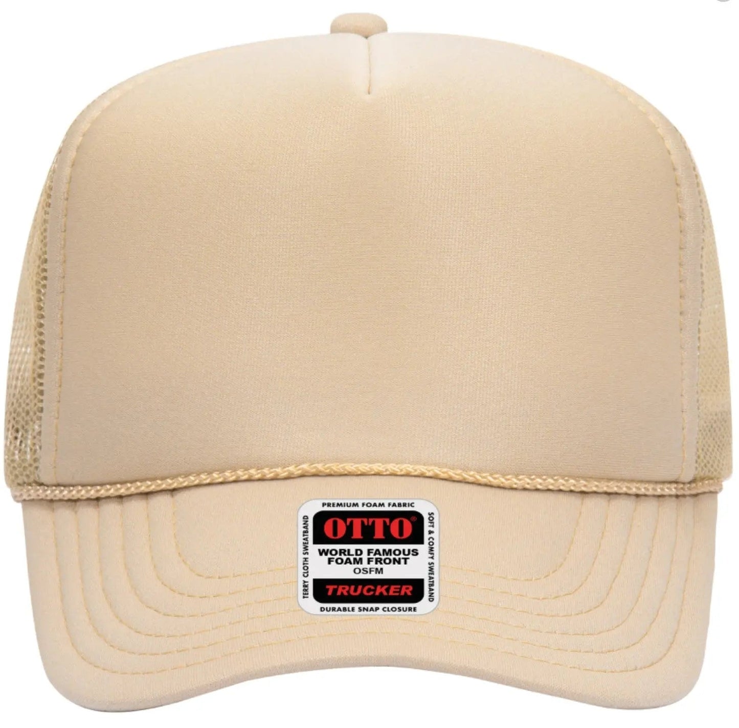 Mom Dead Smile Face Adult Otto Foam Trucker Hat