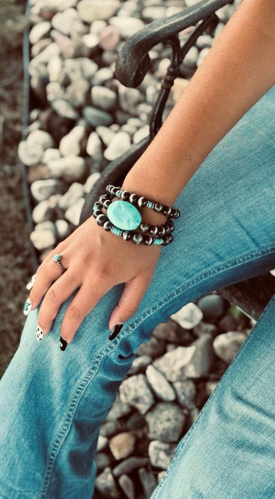 Western Agate 3 for 1 Bracelet Set